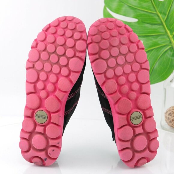 Skechers Womens Go Walk Nice Sneaker Size 7 Black Pink Active Shoe Comfy Casual - Picture 10 of 12